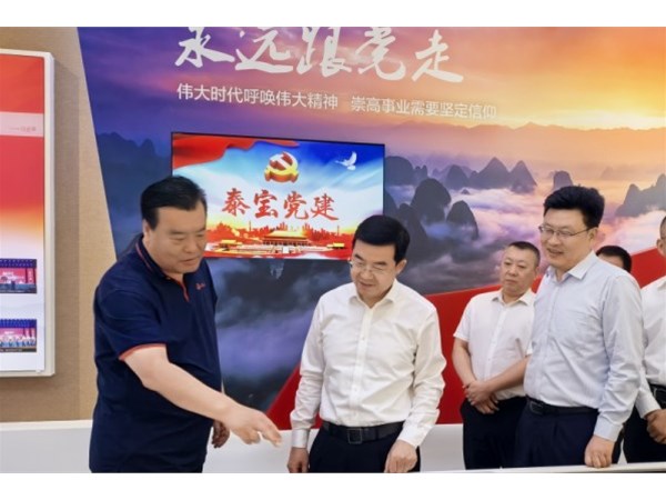 省委常委、副省長(zhǎng)張海波到泰寶集團(tuán)調(diào)研